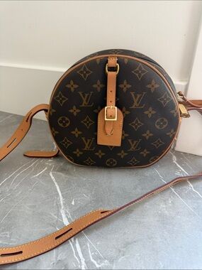 Louis Vuitton Brown Monogram Boit Bag